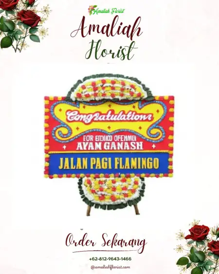 Sewa Papan Bunga Sukamenanti Baru